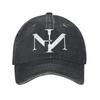 Sin Nin Logo Nine Inch Nails Baseballové čepice Módní Opotřebovaný Denim Sluneční kšiltovka Unisex Venkovní cvičení Nastavitelné čepice Klobouk