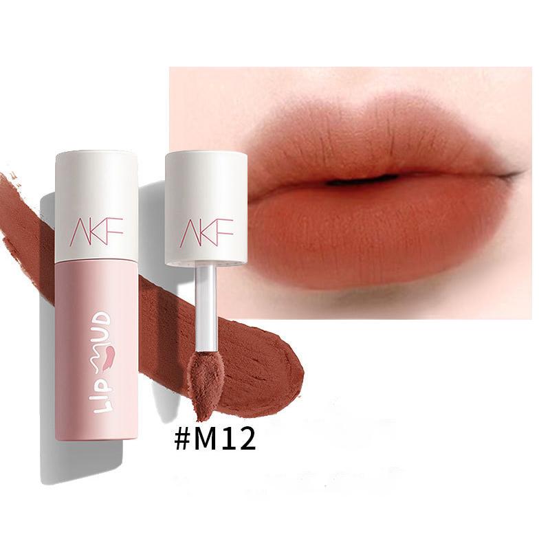 lipstick Lip mud matte mist face velvet Lip mud Red lip glaze to show white lip gloss lip cream