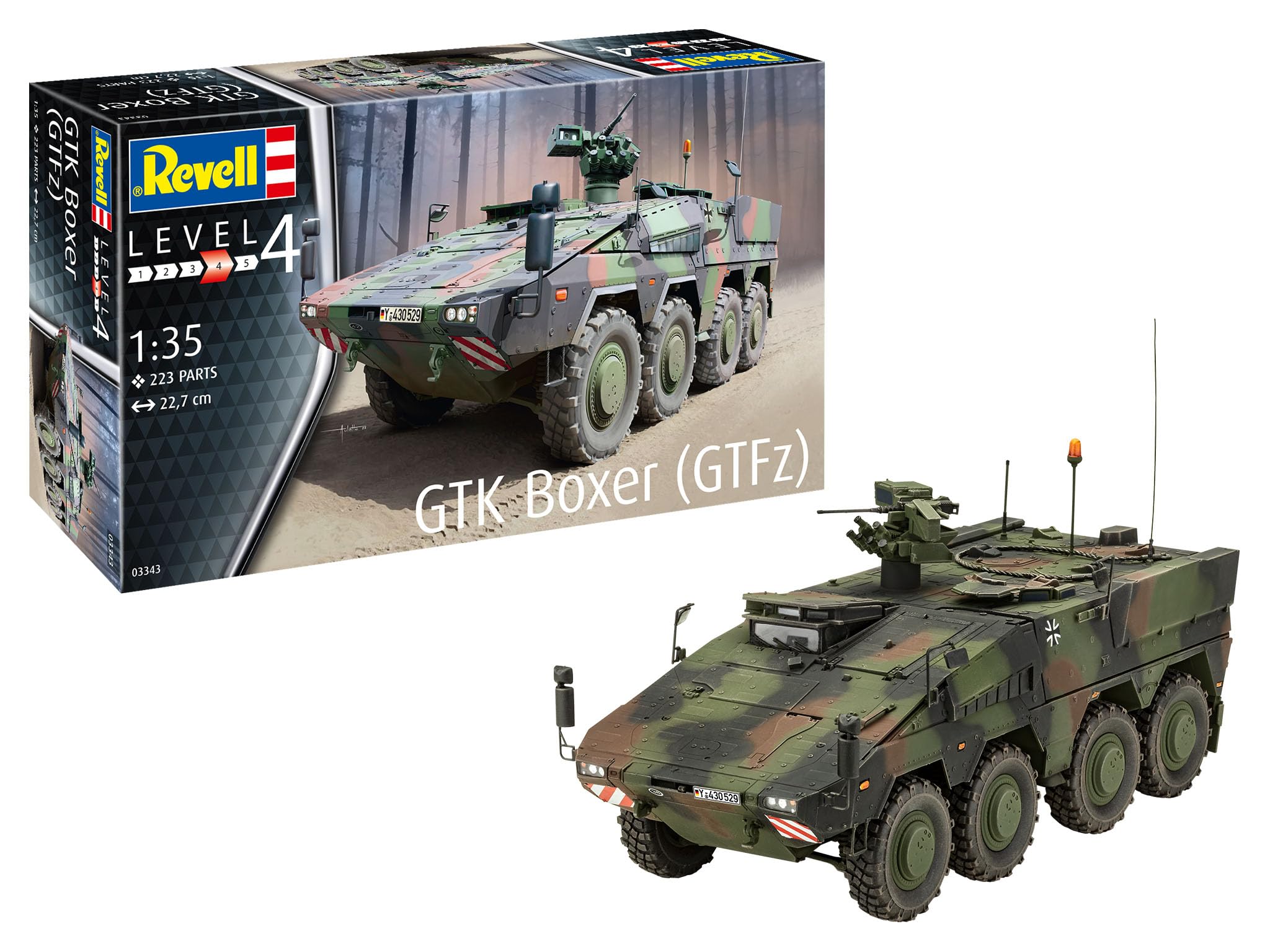 

German Revell GTK Boxer GTFz Plastic Model 03343 1/35