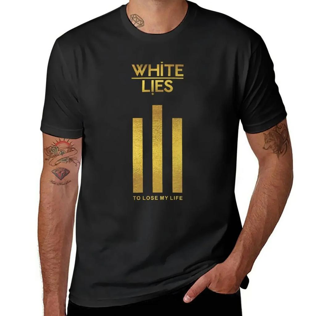 WHITE LIES BAND T-Shirt shirts Grafik-T-Shirts T-Shirts schlichte figurbetonte T-Shirts für Herren