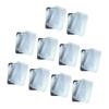 10er-Pack Personalisierbare Fotomagnete Bastelset mit klarem quadratischem Acrylpanel, Kleberückseite, DIY Magnetischer Fotorahmen für Fotos, Basteln, Büro,