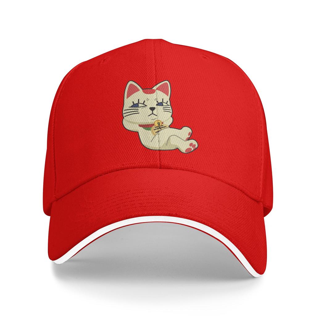 Turbo Granny Cat Figurine Dandadan Lazy and Judgmental Expression Baseball Cap  UnisexTeens Hats Summer Tennis Skate Cap