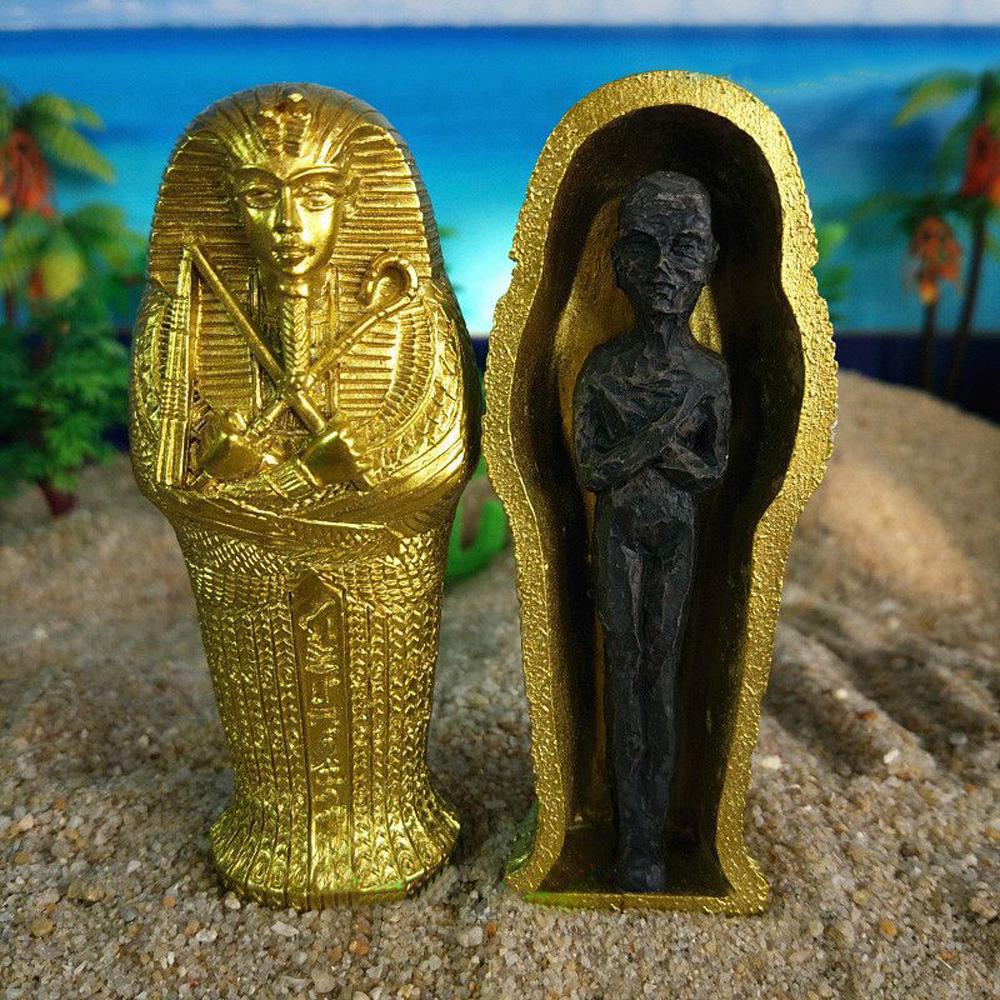 Egyptian Mummy Model Egyptian Mummy Egypt Miniature Egyptian King Sandplay Mummy Statue Resin Figurine.Model Hot Sale Hot Sale