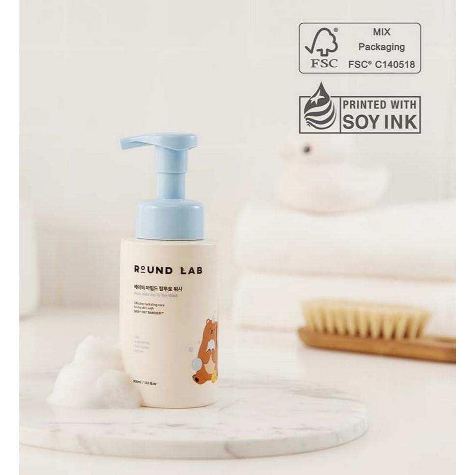 ROUND LAB  Baby Mild Top To Toe Wash, 300mL