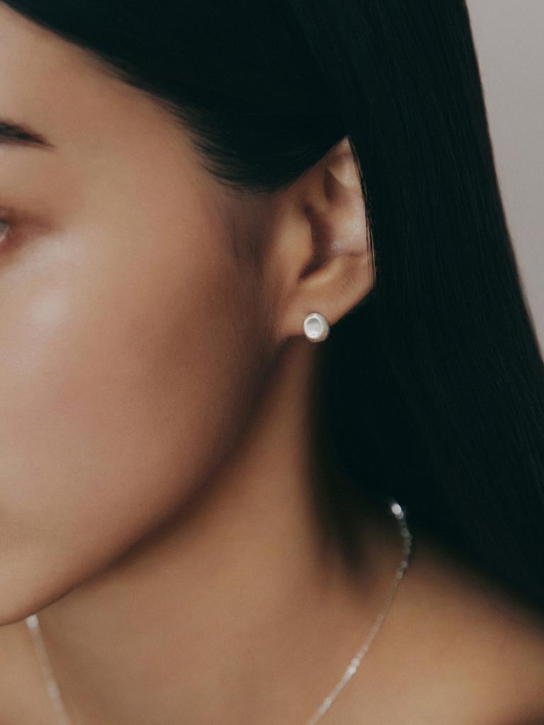 Enuf (Silver 925) Textured Mini Stud Earring