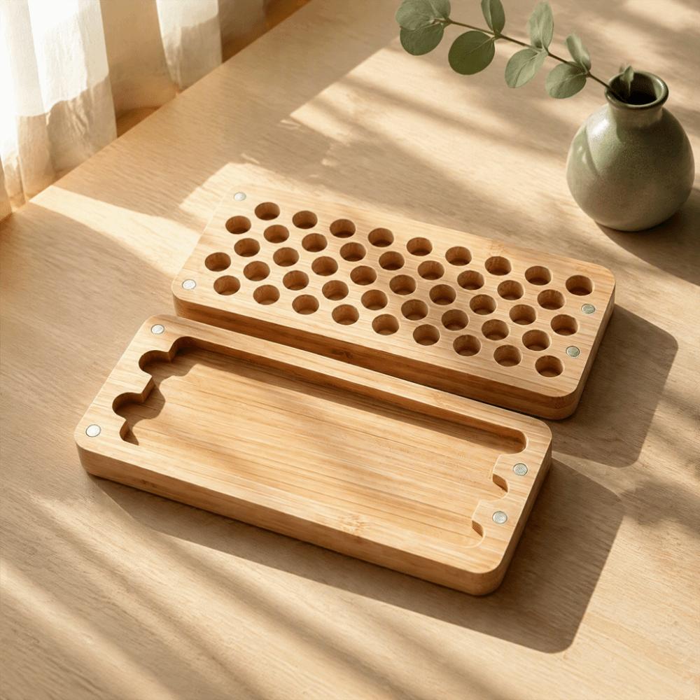 Wood Rectangle Palette Painting Box Empty Box Outdoor Sketching Palette  Watercolor Paint