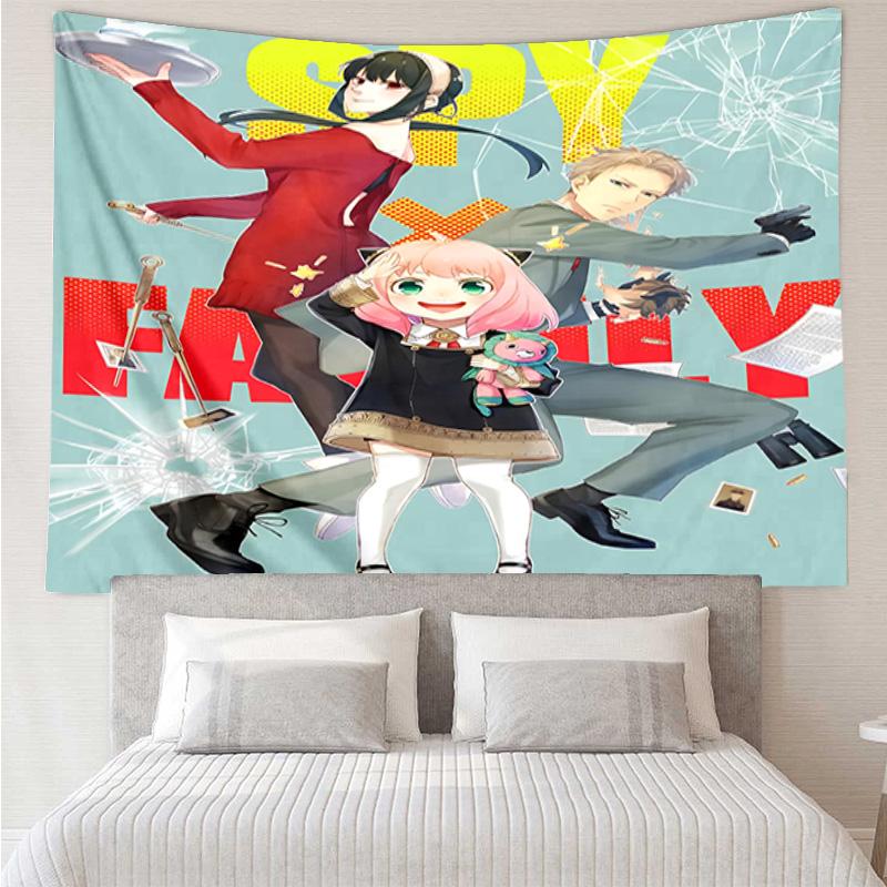Fantasy Adventure Anya Quick-Dry Tapestry Hanging for Bedroom,Livingroom, Playroom,Decor Art Room Wall Tapestry Holiday and Birthday Gifts