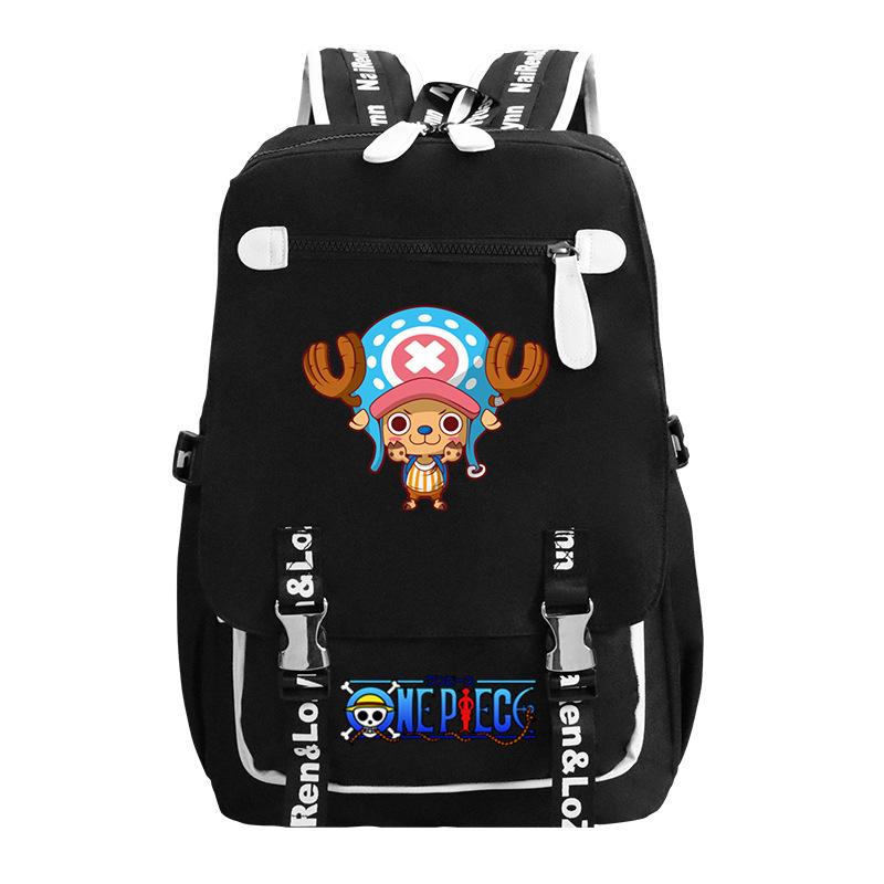 RiMan ONE PIECE Luffiello School Bag Boys ins Trendy Cool Large Capacity College Student Backpack