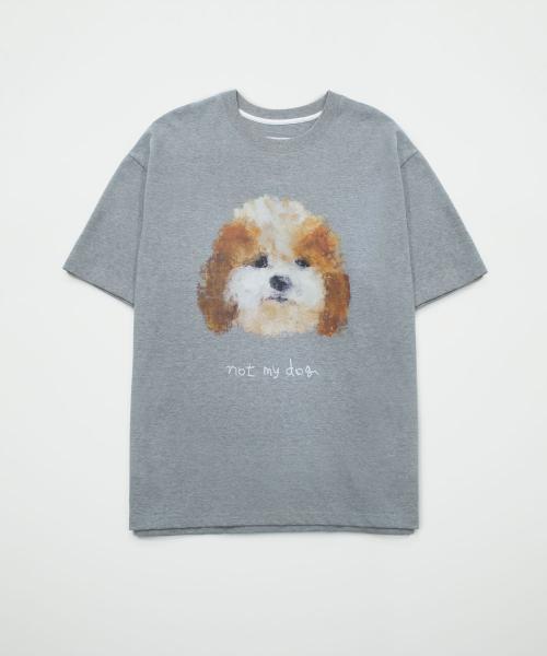 Ground Work Not My Dog T-Shirt / Melange Gray L