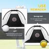 2/3 m Golf Cage Practice Net Training Indoor Outdoor Sport Golf Exercise Equipment Garden Trainer Black