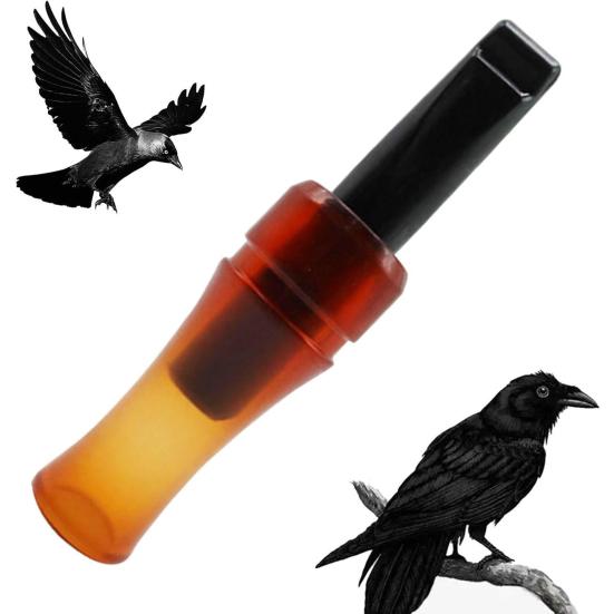 

2 Pcs Imitation Crow Bird Whistle Hunting Crow Game Call for Decoying Realistic Sound Crow Luring Whistle for Outdoor to Attract Crows 2pcs