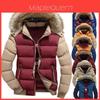 Padded Bubble Fur Hooded Coat Winter Warm Thick Puffer Quilted Jacket Parka**