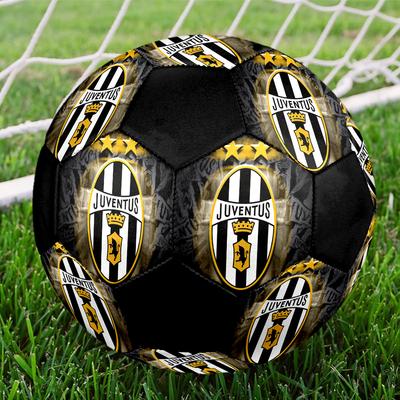 TAMAÑO 5 Balón de Fútbol Juventus FC Colorido Para Todas las Edades Cosido a Máquina PVC Listo para la Competición Duradero Alto Rebote