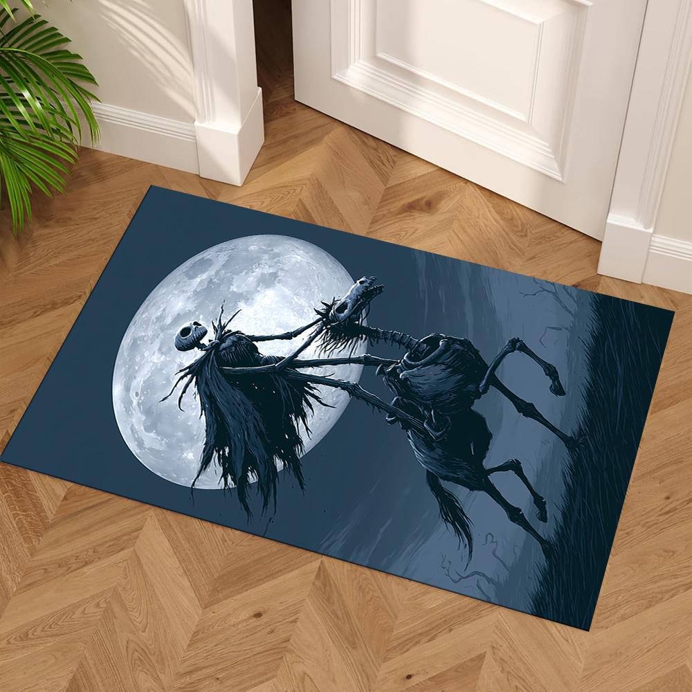 Jack Skellington Floor Rug Office Rug Suitable for Game Room Entryway Balcony Decorate room Antislip Carpet Decorate Offices Perfect Gift for Women/Me