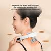 Neck Massager Electric Microcurrent Multi-Head Replaceable Wireless Knead Shiatsu Heating Vibration Cervical Shoulder Massager