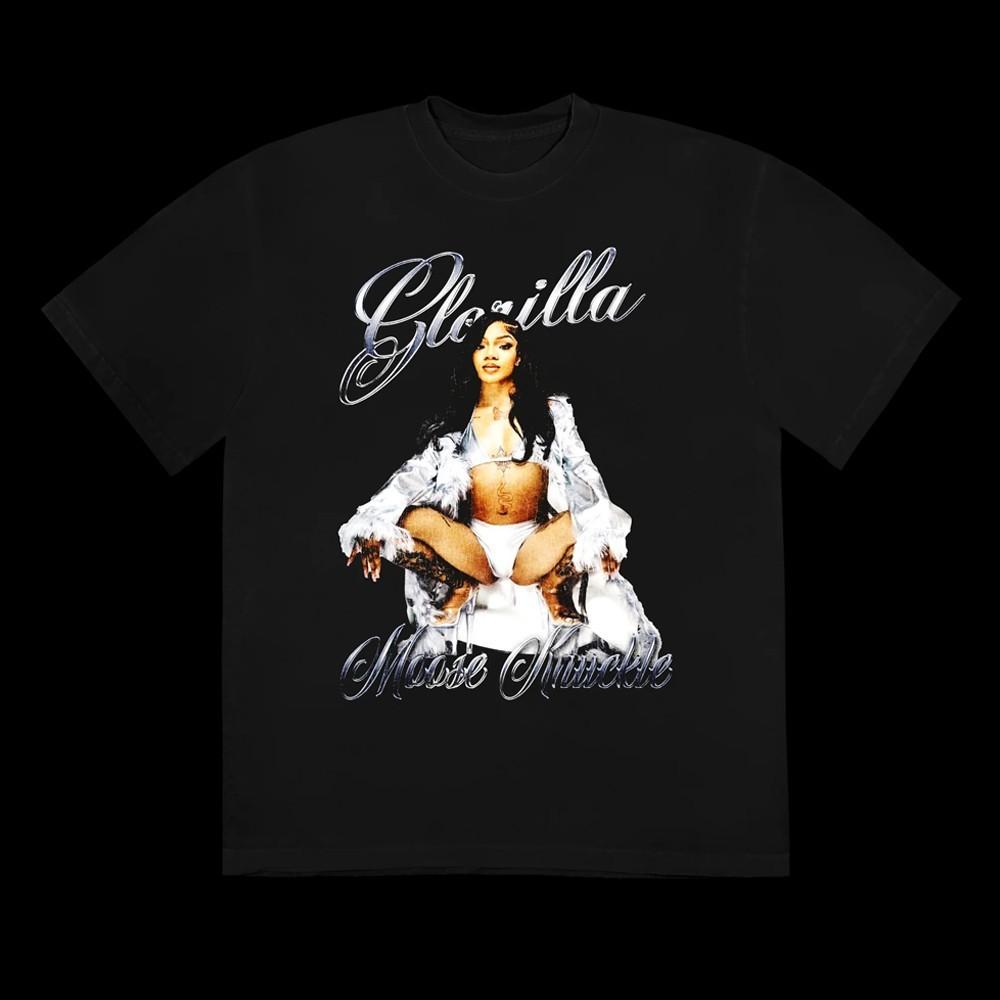 

NEW GloRilla RAPPER collage black Tshirt short sleeve S5XL X970 Unisex T-Shirt L