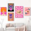 Flower Girl Abstract Leopard Feminist Wall Art Canvas Painting Printing Nordic Poster Booties But