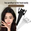 Fluffy High Crown Hair Root Positioning Clip for Women's Side Bangs - Seamless Duckbill Clip