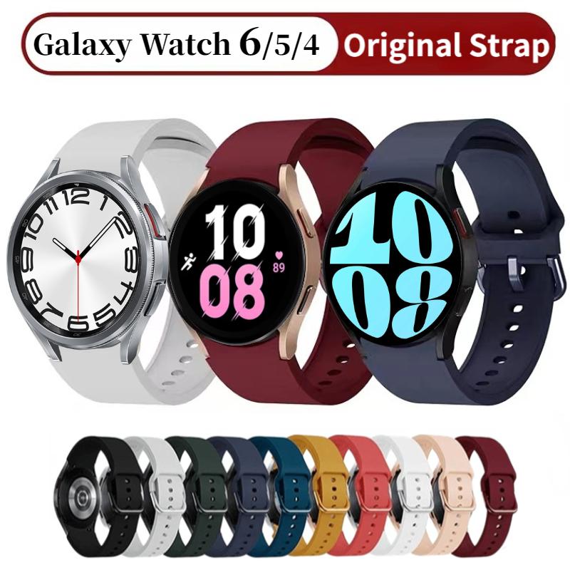 Case+Original Strap For Samsung Galaxy Watch 6 5 40mm 44mm Sports Bracelet Watchband galaxy watch 6 classic 47mm 43mm 5 pro 45mm