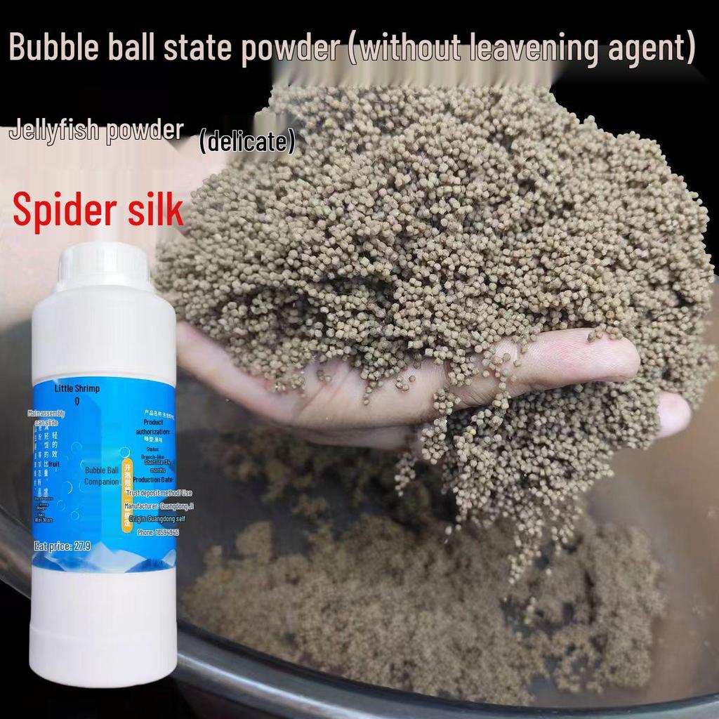 Bubble Ball Zes-in-één Visvoer Additief: Zwarte Put Wild, Kleverig, Kwallen, & Karper Poeder