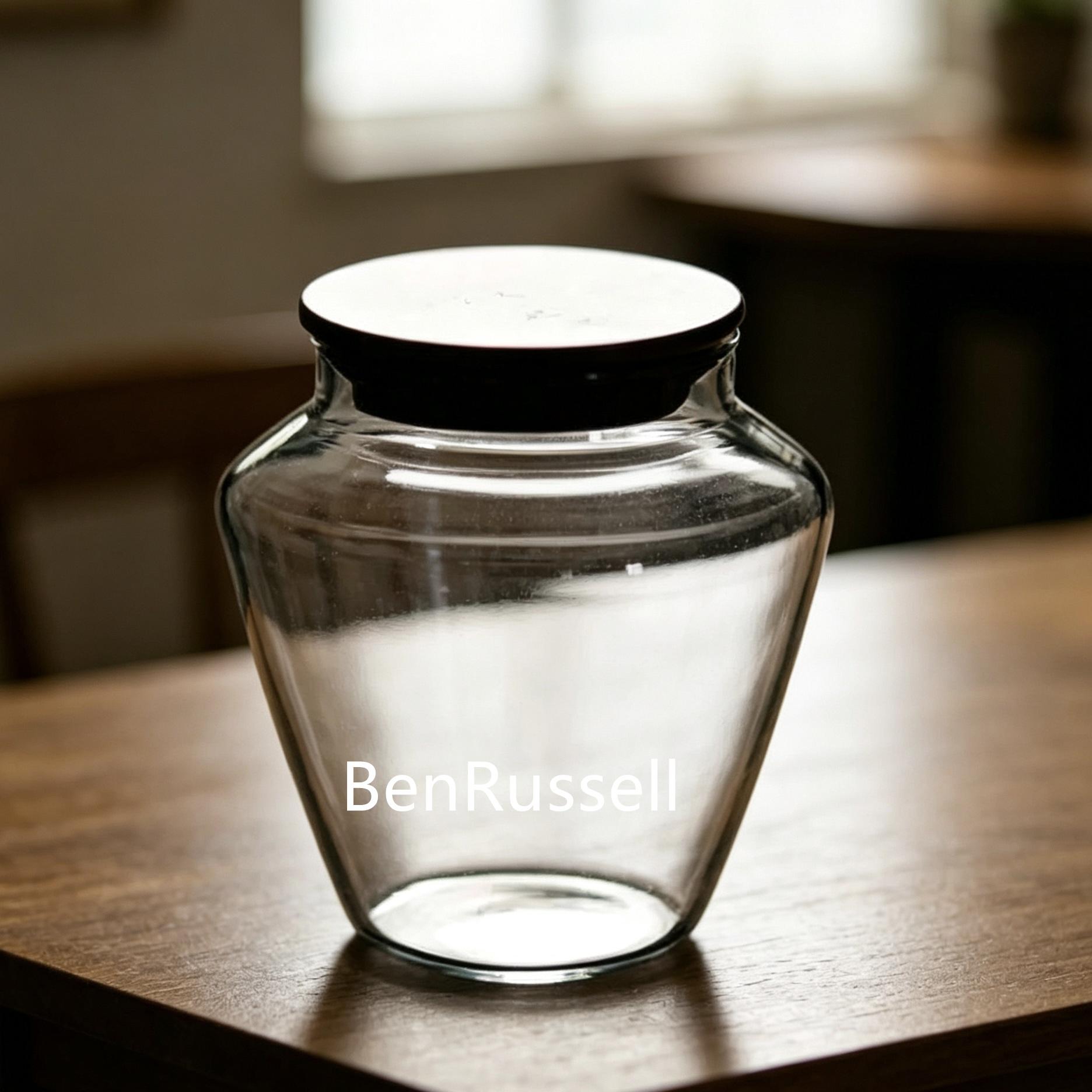 Moss Micro Landscape Small Glass Bottle with Lid Plant Terrarium Jar Vase Container Home Green Plant Decor