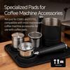 Thickened Silicone Coffee Mat Nonslip Cup Holder Espresso Accessories Organizer Countertop Protector for ES601 ES701