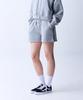 CRUSHST Slim Striped Sweat Shorts Gray