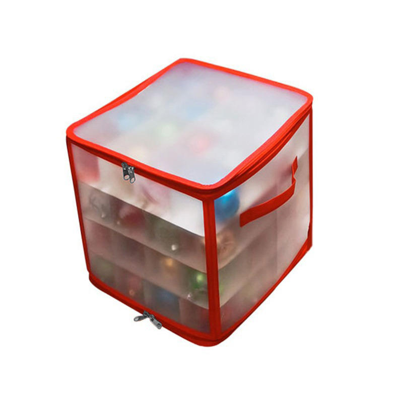 64 Grid Christmas Ball Storage Sorting Storage Box With Lid Christmas Xmas Tree Decoration Bauble Decor Baubles Storage Box