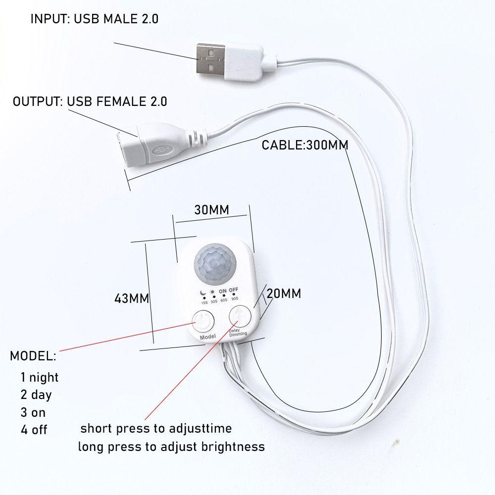 High Sensitivity PIR Motion Sensor Switch Smart Human Infrared Sensor Switch For LED Light Strip
