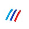 3-Color Fit For BMW 5 Series Cover Trim Front Grille Grill Strips 3PCS 2013-2017