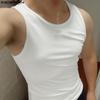 INCERUN Summer Men Sleeveless Solid Color Tank Tops