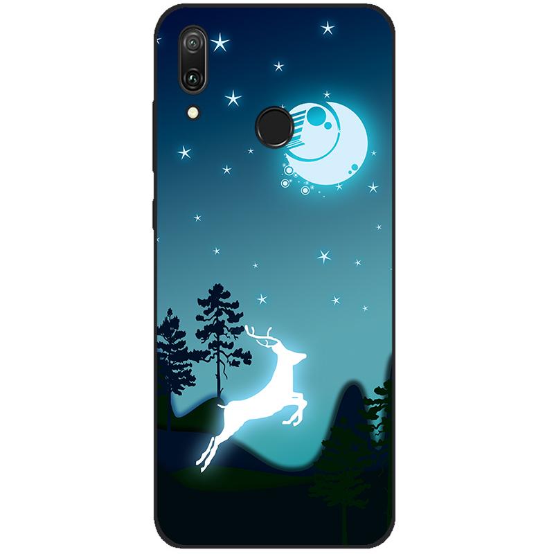 For Huawei Y7 2019 Case Y 7 2019 Silicone TPU Back Cover Protective Phone Case For Huawei Y7 Y7 Prime 2019 Bumper Fundas Coque