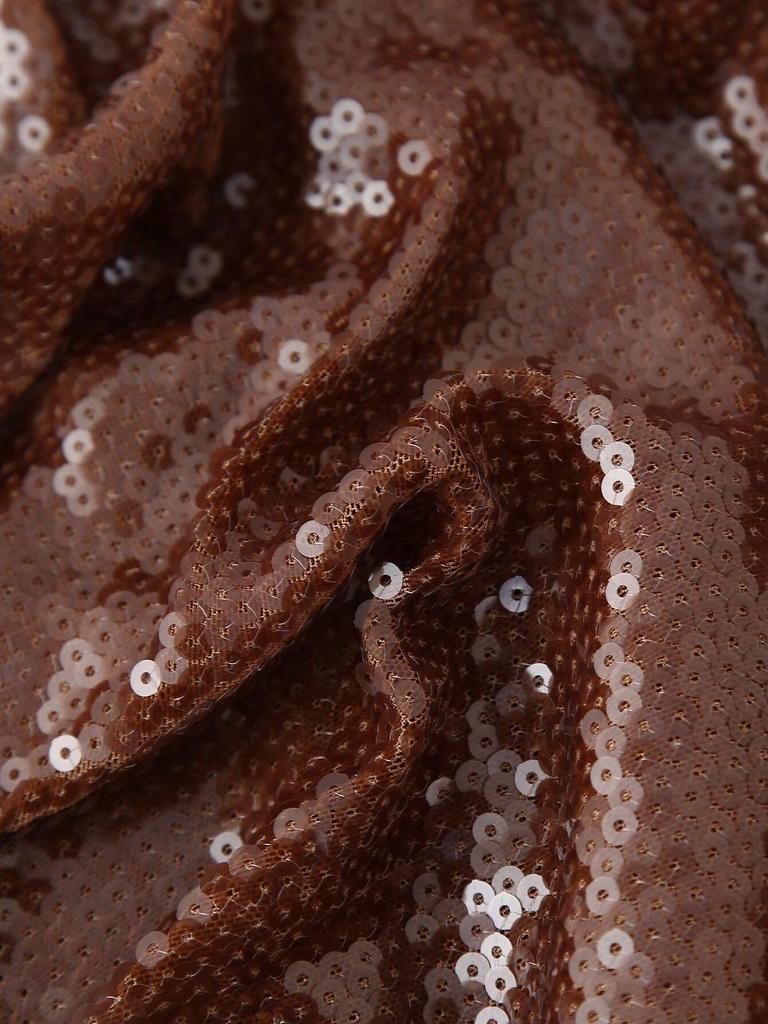 Women's Winter 2024 Sequin Spaghetti Strap Backless Maxi Dress - European & American Style Fashion
