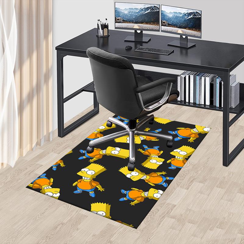 Bart Simpson Carpet For Playroom Bedroom Living Room Sofa Home Decorkids Game Area Rug Nonslip Floor Mat