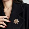 Snowflake Zircon Brooch Fashion Elegant Women Alloy Brooches Clothes Pins Accessories Party Wedding Gifts