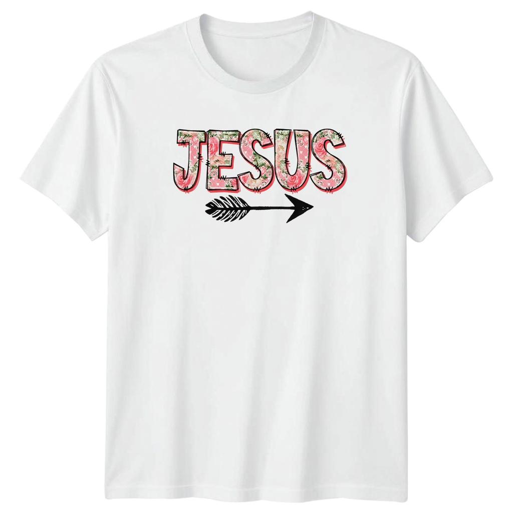 Jesus Unisexs TShirt Floral Boho Christian 2026 Thanksgiving Gift For Her