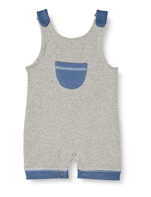 Sleeveless Romper Organic Sleeveless Romper Baby Slate Heather [L'ovedbaby] (Heather) Ht-418 (Slate Blue) 9-12M (For 9-12 Months)