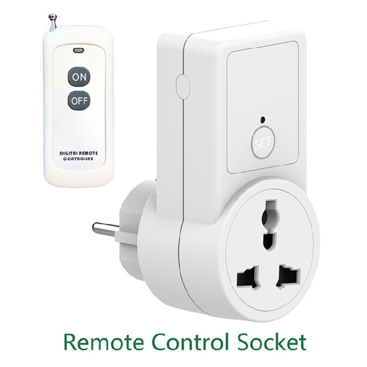 Wireless Remote Control Power Outlet Light Switch Socket 1 Remote EU Plug Newest