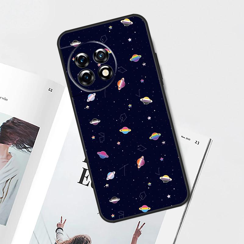 Outer Space Planet Stars Moon Case For OnePlus Nord 5 CE 2 3 4 Lite N20 N30 OnePlus 13T 13R 12R 9 10 Pro 11 12 13 15 Cover