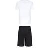 Adidas Taekwondo Breathable Crew Neck Short Sleeve T-Shirt Fashion Lace-Up Shorts Casual Sports Suit Unisex Sports Suit ADICLTSPSTK-WGY+S21ATMSH3T-BW
