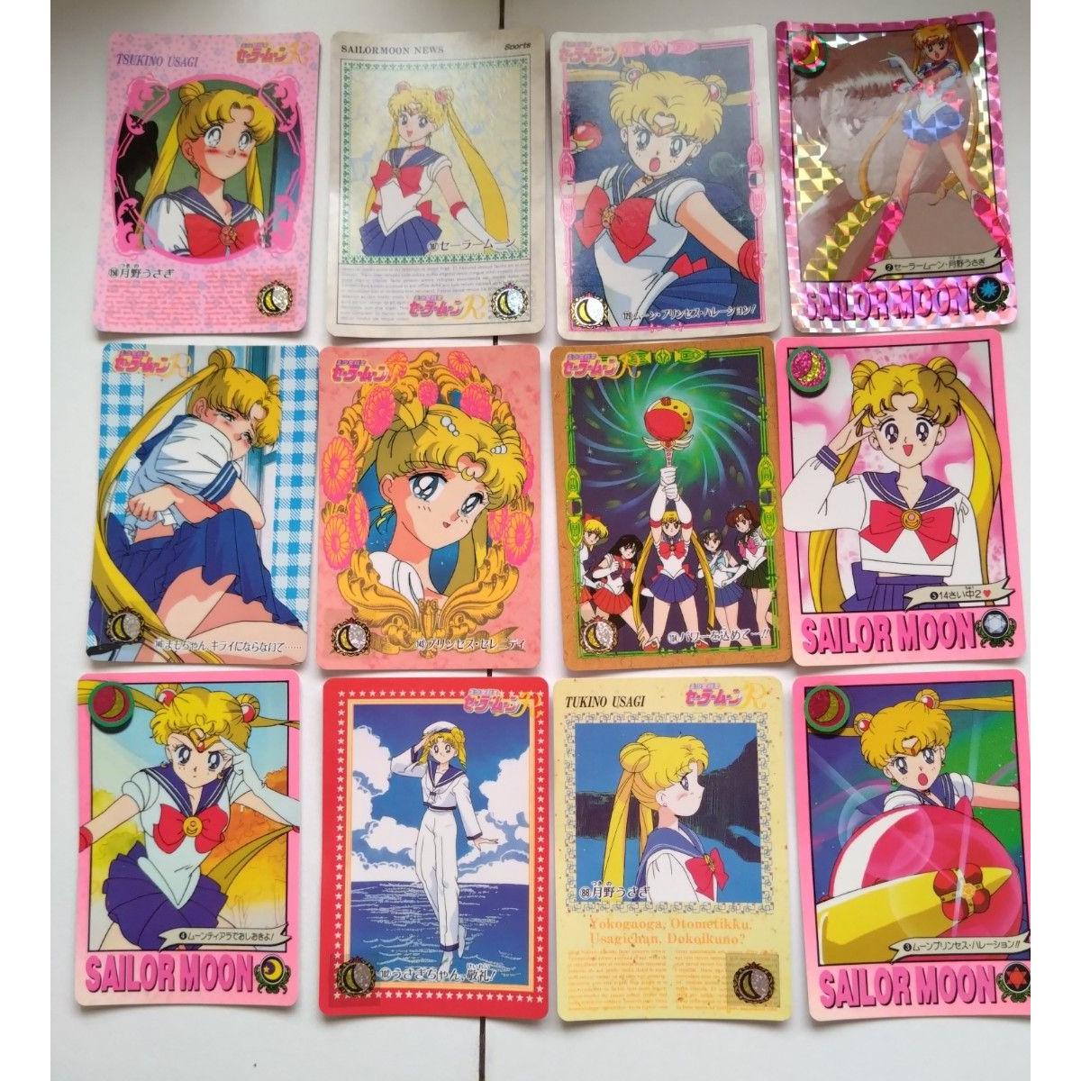 Used Pretty Guardian Sailor Moon R card set of 74 at that time