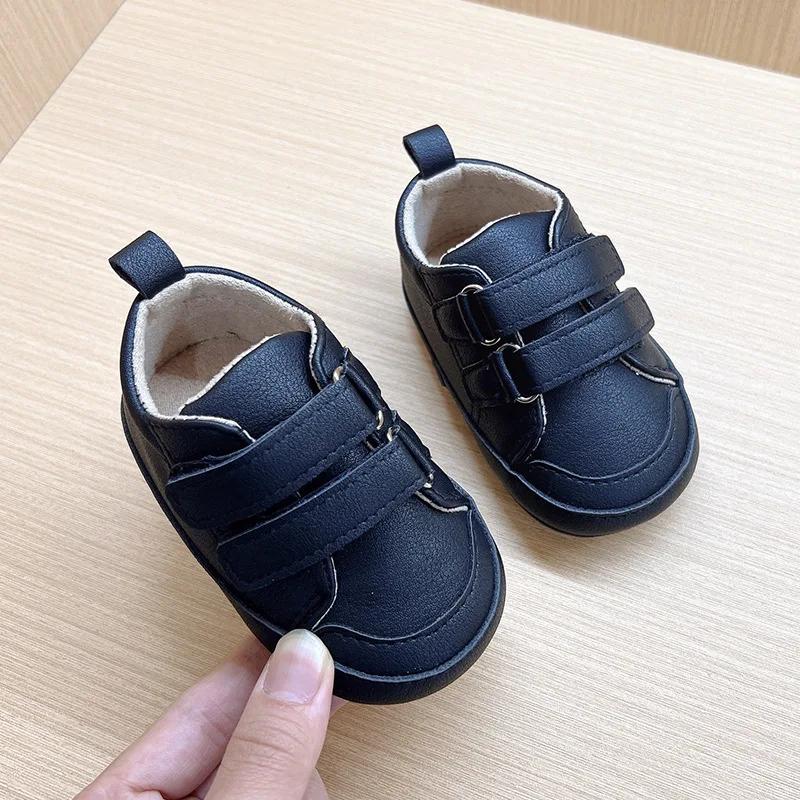 Casual Non-Slip Sport Sneakers Baby Casual Walking Shoes for 0-1Years Toddler Baby Boys and Girls Baby Double Color Basic Simple