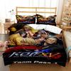 Anime King of Fighters KOF Bettwäscheset Jungen Mädchen Twin Queen Size Bettbezug Kissenbezug Bett Kinder Erwachsene Heimtextilien
