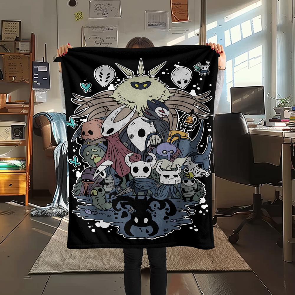 

The Knight Print Flannel Blanket,High quality Comfortable for All Seasons,Home Decor,Warmth and Comfort,Perfect for Christmas Gifts 80cm x 120cm