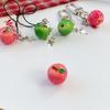 Cute Miniature Apples And Star Keychain For Girls Stylish Keyring Accessory For Backpack Or Phone Accessories
