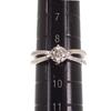 no brand  #9(JP Size) ring Pt900Platinum Women