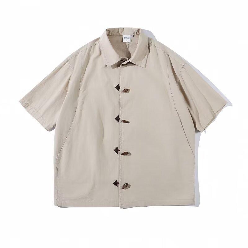 Flip Collar Short Sleeved Polo Shirt Men'S Trendy Brand Summer T-Shirt Korean Version Slim Fit Trend Versatile T-Shirt Top