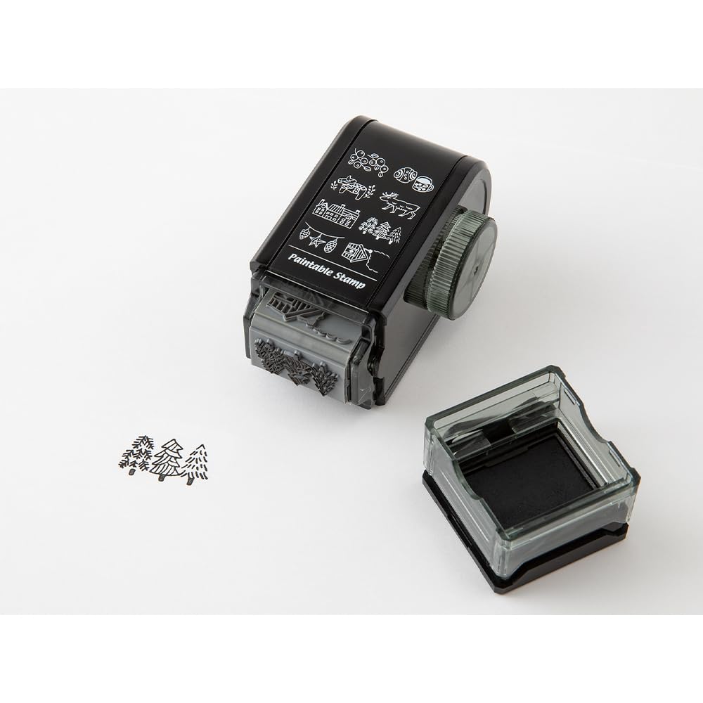 Midori Stamp Rotary Stamp Dial Nordic Pattern 35585006