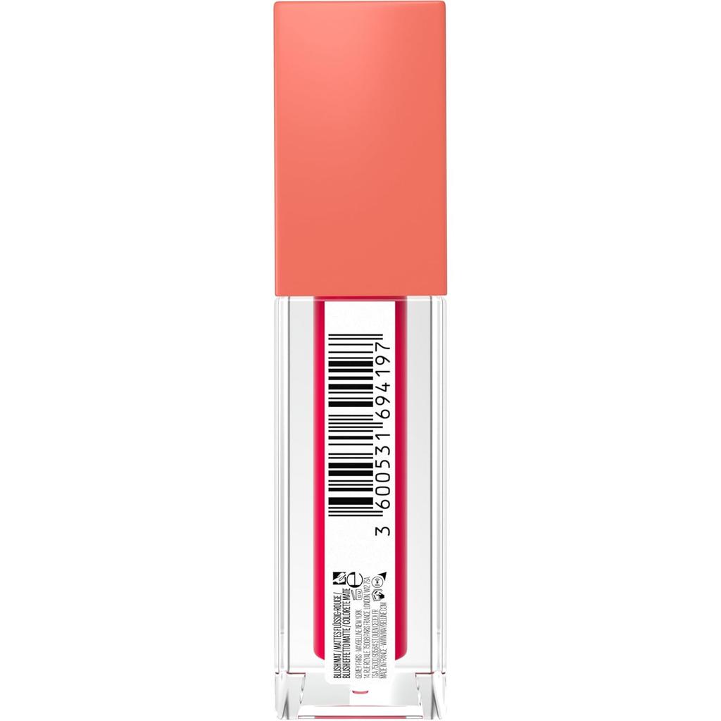 Maybelline New York Sunkisser Hazy Matte Blush 12H Lang Haltbarer Flüssiger Wangen-Tint Hot Pink Sommer 31 Leichter Verblendbarer Natürlicher Glow Make-up 4,7ml