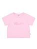 KIRSH Wording Crop Pigment T-Shirt [Light Pink]